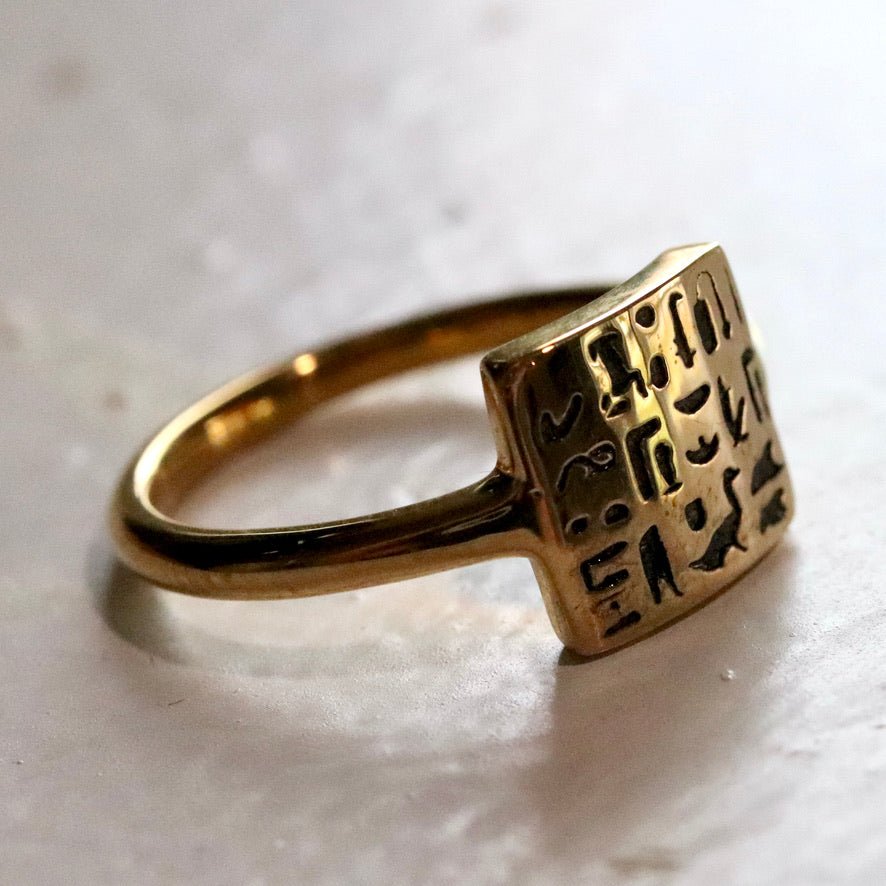 Ring of Royal Scribe Routy - Brass