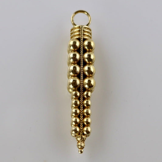 Roman Granulated Sphere Pendant