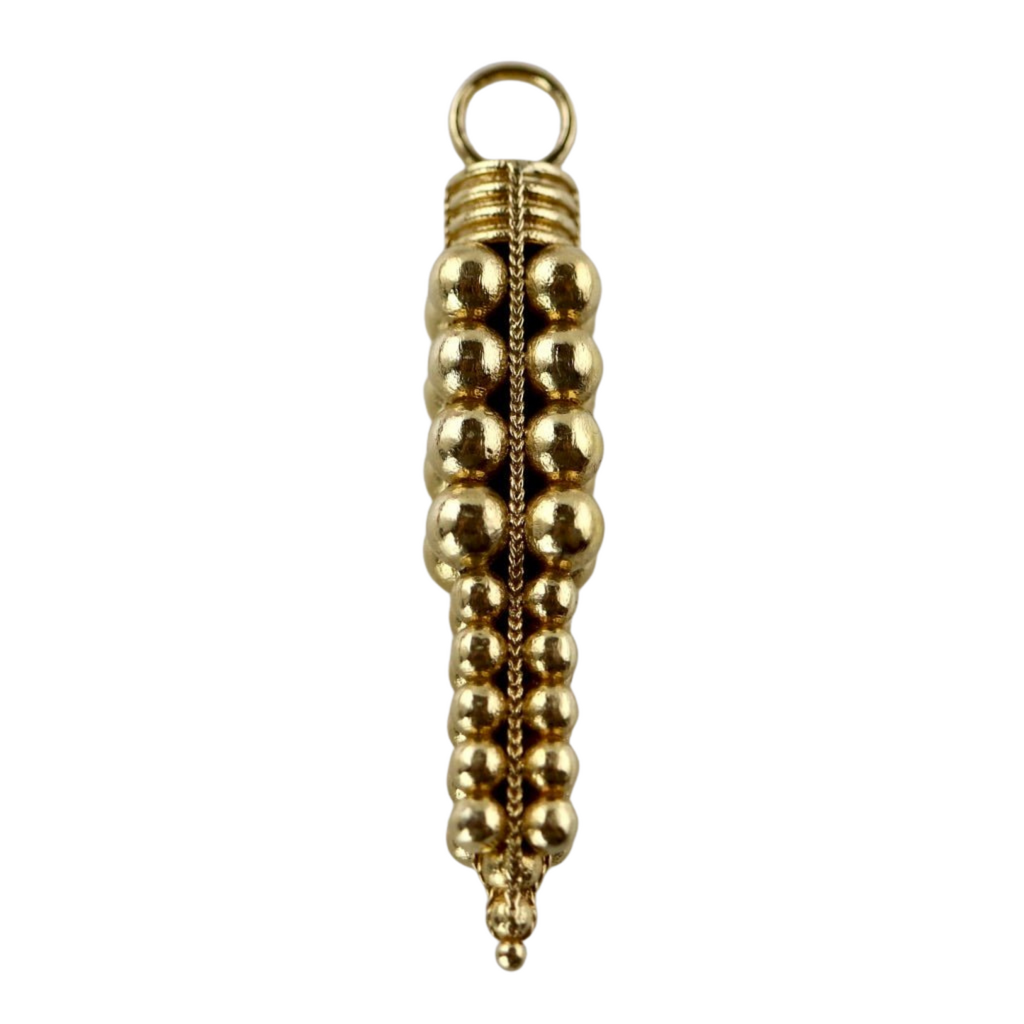 Roman Granulated Sphere Pendant