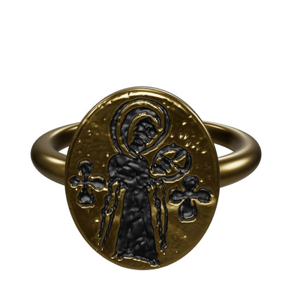 Virgin and Child Byzantine Ring