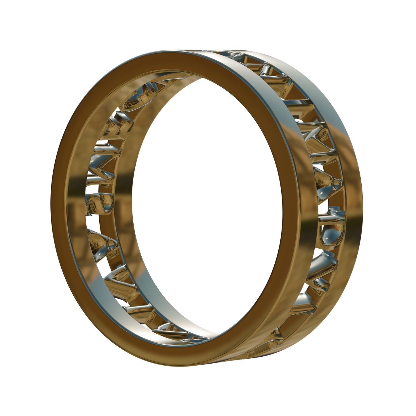 Anima Roman Ring - Brass (render)