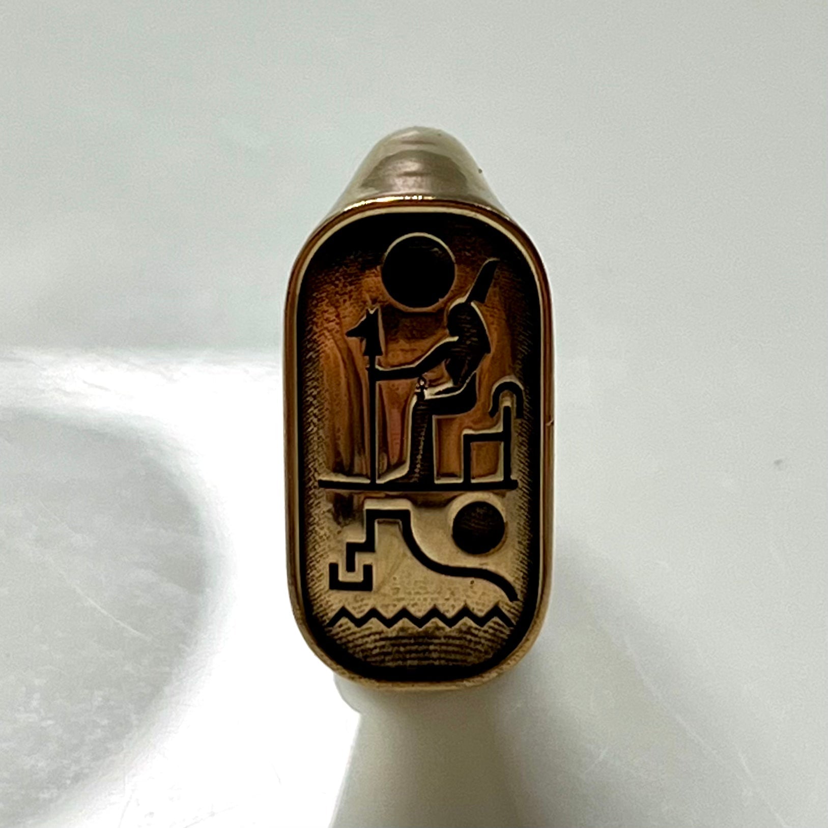 Ramses II Cartouche Ring - Brass