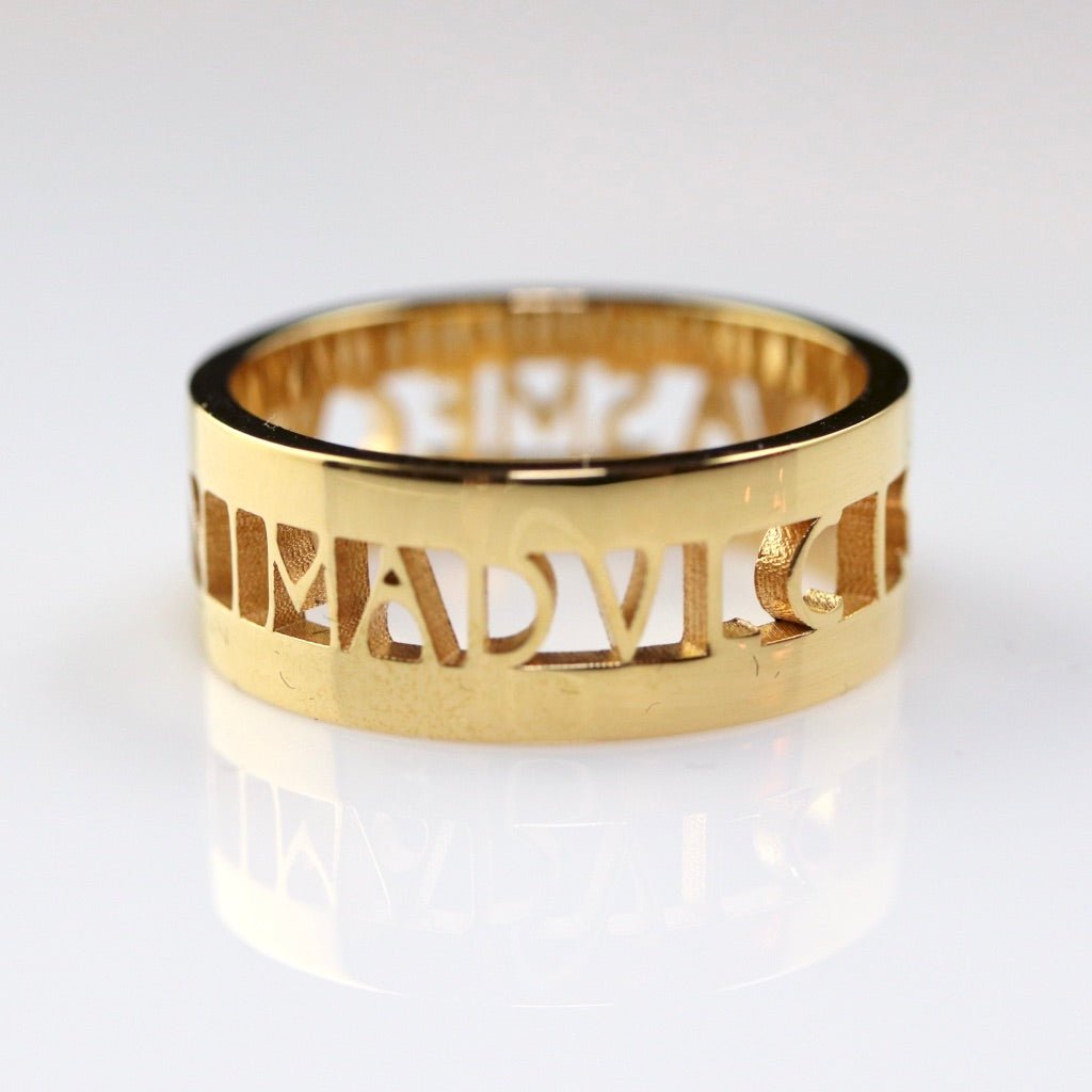 Anima Roman Ring - Gold – BoneNE