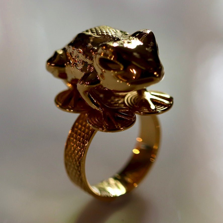 Frog deals ring gold