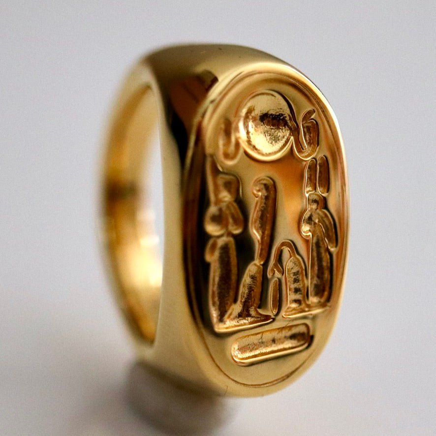Nefertiti's Ring - Gold-Plated