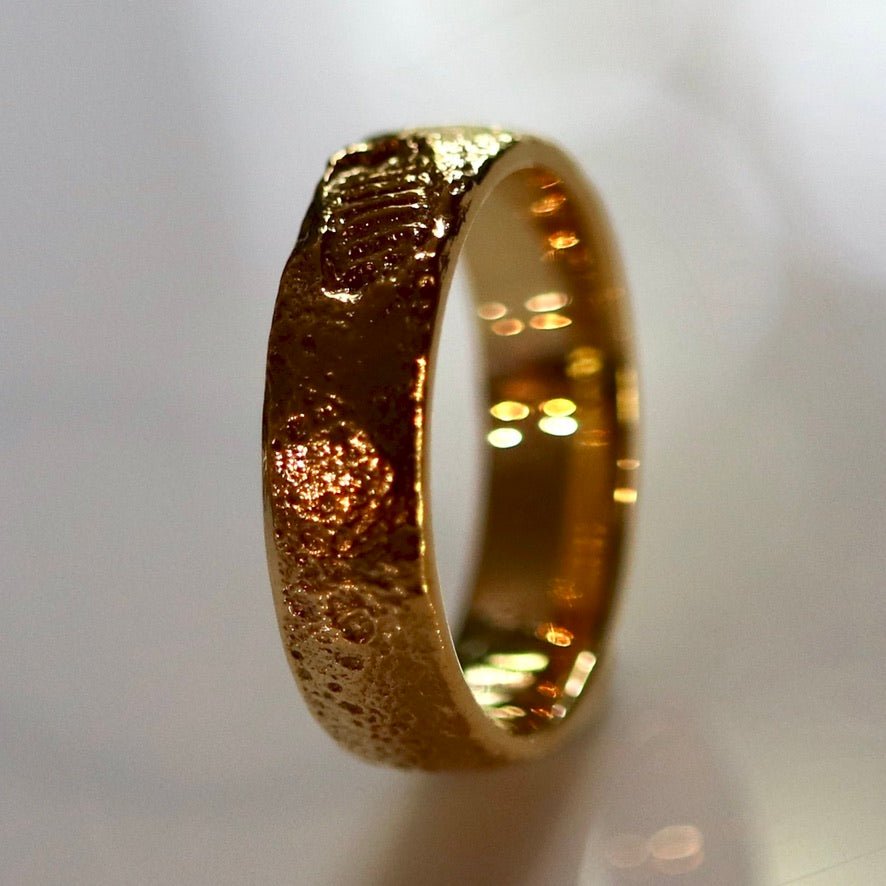 One Small Step Moon Ring - Gold-Plated