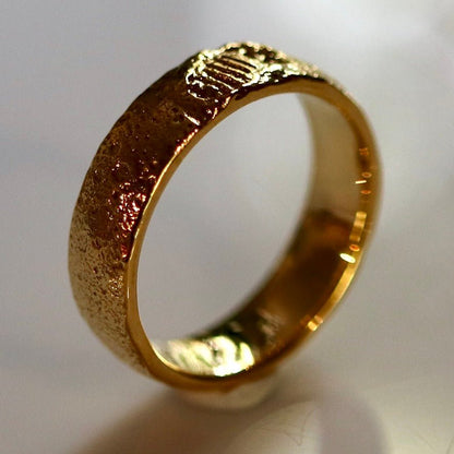 One Small Step Moon Ring - Gold-Plated